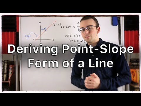 Deriving Point Slope Form Equation of a Line