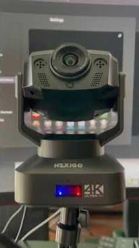 NexiGo N990 (Gen 2) 4K PTZ Webcam #PTZWebcam #VideoConferencing #StreamingCamera #ProSetup