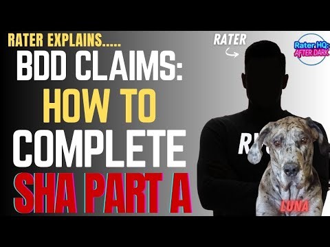 VA Disability Claims: Instructions on How to Complete the SHA Part A Form