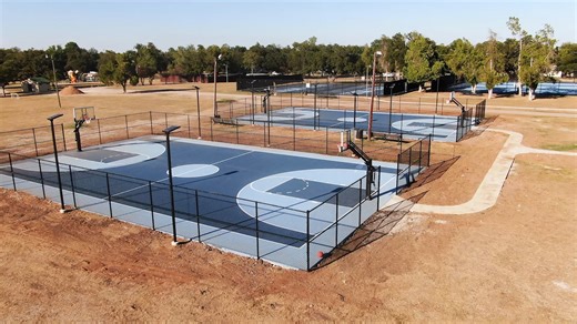 40K views · 461 reactions | The Coggin Park improvement project is now complete! The upgrades include two new basketball courts with fencing and lighting, a new eight-foot-wide walking trail through select areas of the park, and additional sidewalks connecting the basketball and pickleball courts to the main walking trail. These enhancements provide more opportunities for recreation and improved accessibility for the community. | City of Brownwood, Texas - Government | Facebook