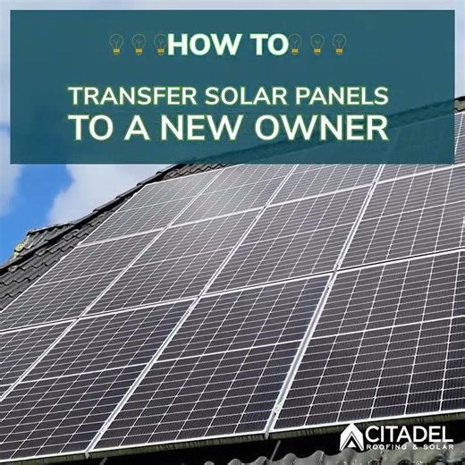 How To Transfer Solar Panels To a New Owner