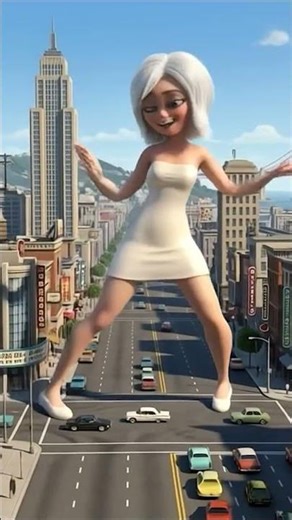 Gianormica Cute Dance Short #giant #giantess #cartoon