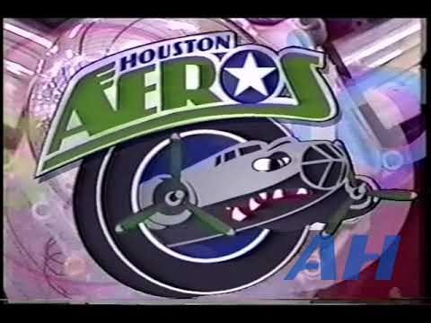 IHL Apr. 9, 1995 intro Houston Aeros Chicago Wolves