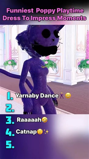 Funniest Poppy Playtime Dress To Impress Moments #roblox #poppyplaytime #funny