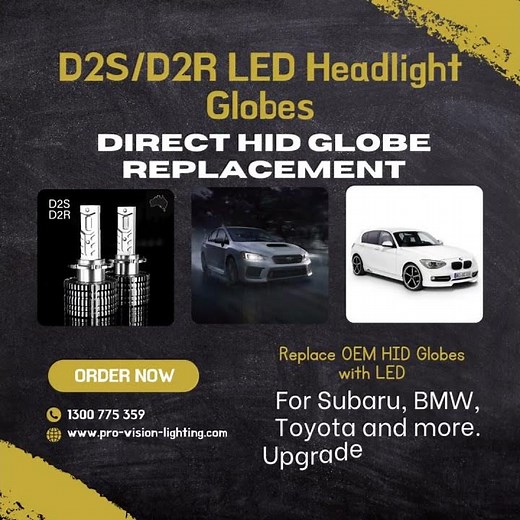D2S/D2R LED Replacement Headlight Globes