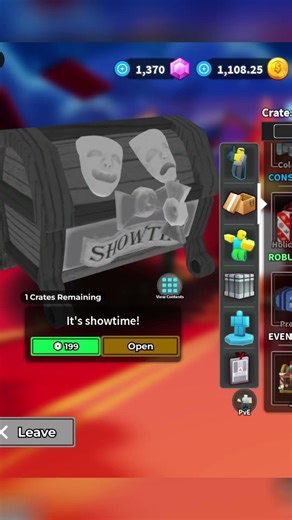 Mój Pierwszy Opening Skrzynki Showtime! #shorts #towerdefensesimulator