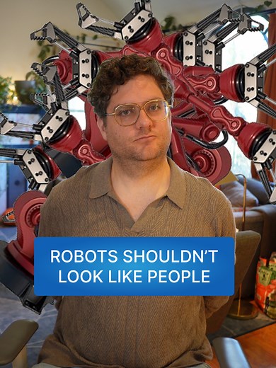 Robots should never be humanoid #robot #justmyopinion #techtok | Robots