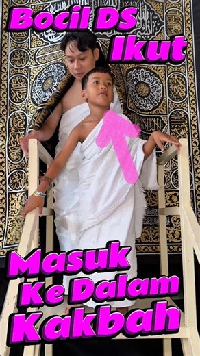 Small-town kid gets to go inside the Kaaba #comedy #minivlog #villagekid #hajj #makkah