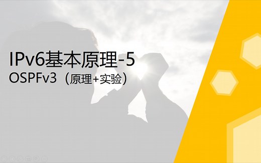 IPv6技术-五-OSPFv3（原理 实验）