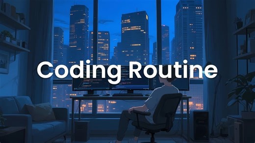 【编程音乐】编程日常·Chillstep深作｜代码与低音的呼吸律动💻🎧 深度工作沉浸声景专注力满格