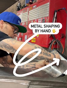 383K views · 5K reactions | Some people would spend hours trying to make it fit perfect but it's easier to get it close, tack weld it in place, sand off the excess metal, then weld it up  | Bad Chad | Facebook