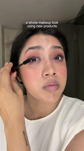 Doing my makeup using all the products that are new to me