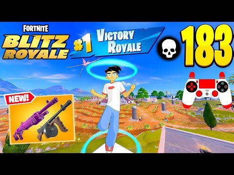 183 Elimination Solo vs Squads | Fortnite Chapter 7 Season 1 New Blitz Royale Map Full Gameplay