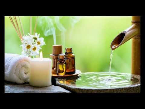 4K 12 Hours Relaxing Spa Music • Gentle Sounds of Water Drop Flow ☘️ Relieves Stress and Anxiety