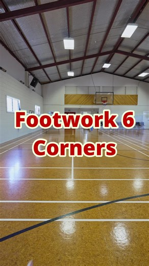 #badminton footwork is one of the most important skills you must learn esp the 6 corners This is something you can practice everyday to improve the efficiency and fluidity of your badminton footwork movement on court. | Badminton For Kids - Big and Small