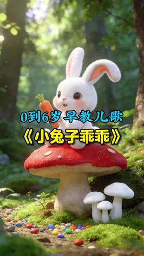 安全教育启蒙，自我保护启蒙快来听《小兔子乖乖》完整版 #宝宝儿歌大全 #创作者中心 #创作灵感#小兔子乖乖 #启蒙早教