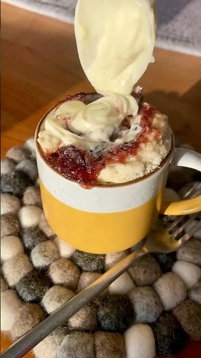 Jam roly poly in a mug | healthier dessert | easy recipe | quick