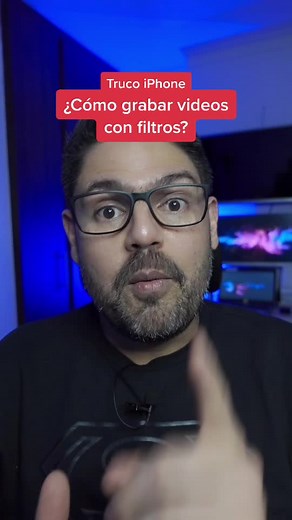 ¿Cómo grabar videos con filtros en iPhone?