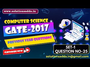 Engg Math | Linear Algebra | CS GATE PYQs | GATE 2017 Set-1 Solutions | Solutions Adda|Q25|GATE 2022
