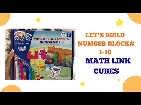Building Numberblocks 1-10 With MathLink Cubes!