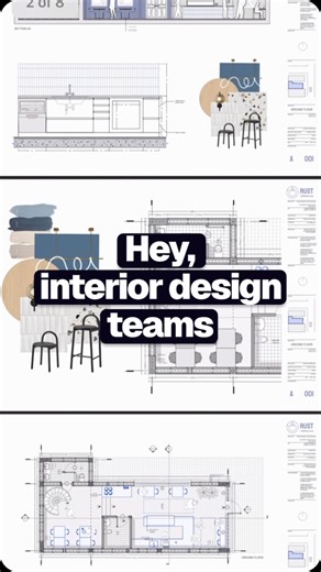 Rayon.design on Instagram: "Architects and interior designers; Here are #05 reasons @rayon.design blocks speed up architectural drawing creation 👇📏 #05: In-app library with +3k blocks, ready to be draggend and dropped on your drawings to scale. #04: Block families containing top, front, and side views for creating sections and elevations on the go. #03: Block override customization that enables showing blocks in different states (like open and closed for furniture) or giving bloc