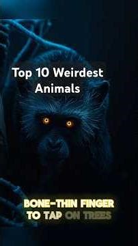 Top 10 Weirdest Animals You’ve Never Heard Of | Top Fact Discoveries #shorts #AnimalFacts