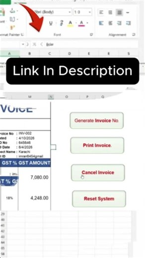 Excel Invoice Automation Auto Voucher System