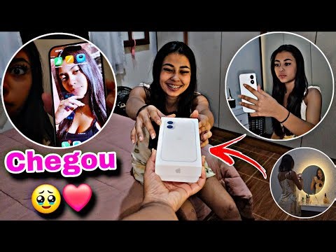GANHEI UM IPHONE NOVO! PRESENTE DE 15 ANOS SUPER ANTECIPADO! UM DIA DE TPM E NÃO FUI PRA ESCOLA 🥹🥹