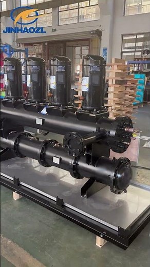 Industrial Water Chiller with 4 Copeland Scroll Compressors | Shell & Tube Condenser & Evaporator