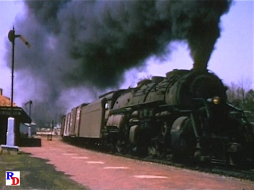 Black smoke is a fact of life in steam railroading. Sometimes it can't be avoided or perhaps the fireman didn't read the sign?! From the Herron Rail Video show "Pocahontas Glory, Steam on the Norfolk & Western, Volume 6" https://rfd.video/Pocahontas6 | Steam Giants
