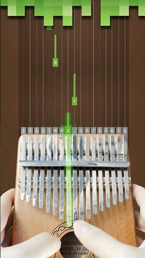 Haggstrom - Minecraft Kalimba Tutorial #haggstrom #c418 #myspringlullaby #kalimbatiles