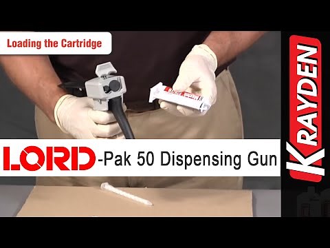 LORD-Pak 50 ml Cartridge Manual Dispensing Gun: Instructional Video