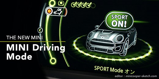 超お勧めオプション「MINIドライビングモード」とは？ | MINI COOPER Sketch