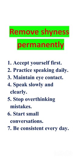 How to Remove Shyness Forever (simple steps)