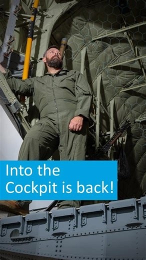 We're unlocking the doors to the C-130J Super Hercules cockpit for an exclusive behind-the-scenes look. "Into the Cockpit" premieres tomorrow. Head to our YouTube channel at 10 a.m. EST for the video drop | Lockheed Martin