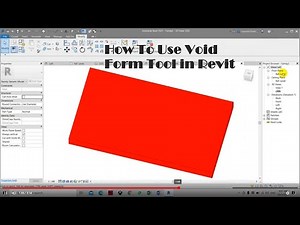 How To Use Void Form Tool in Revit