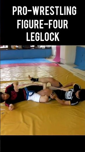 Martial art technique - Pro Wrestling - Figure 4 leglock #martialart #prowrestling #technique