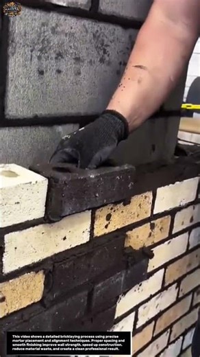 Perfect Bricklaying Skills That Are Incredibly Satisfying! 🧱🔥