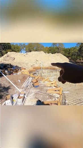 San Antonio Pool Rebar Install: LED & Grotto #shorts