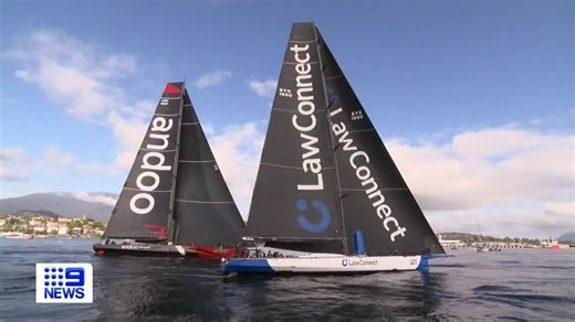 5.7K views · 66 reactions | LawConnect has come from behind to with its first Sydney to Hobart Line honours, in the second closest finish in race history. Less than a minute separated the underdogs from favourite Andoo Comanche as they crossed the line. #9News | WATCH LIVE 6pm | 9 News | Facebook
