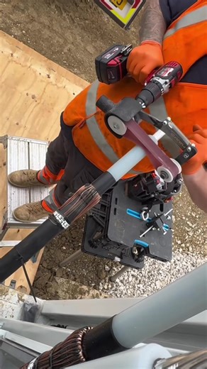 Improving Cable Finish with Vicera Sander