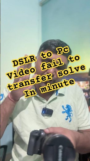Camera Se Laptop Me Video Transfer Failed? Try THIS!