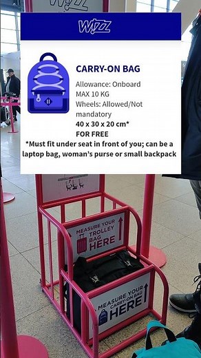 Wizz Air Cabin Bag Size Check