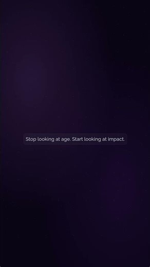 Stop Looking at Age. Start Looking at Impact. 🛠️