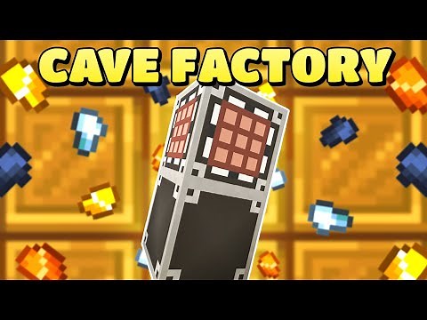 SIMPLE STORAGE NETWORK & AUTOMATED NUGGET COMPACTING! Cave Factory EP8 | Modded Minecraft 1.16