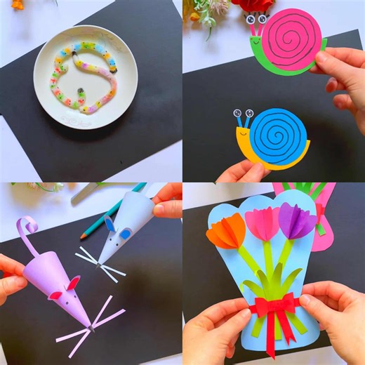677K views · 1.7K reactions | Such a fun paper craft to try today... | Art Crafts | Facebook