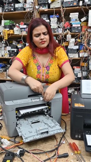 Brother printer paper jam problem #shorts #shortsfeed #viralprinterwali