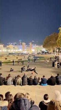 Street Breakdance Show in Barcelona Spain