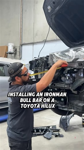 Ironman4x4 Penrith - 4x4 Penrith on Instagram: "@ironman4x4 bull bar install for this Toyota Hilux #4x4penrith #4x4accessories #4x4bullbar #bullbar #4wdaustralia #4wding #4wdlife"