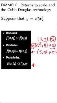 Economics Mode: Constant and Decreasing Returns to Scale